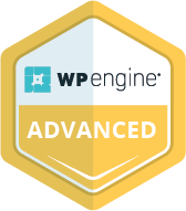 Image of WP Engine partner badge - Advanced