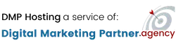 Digital Marketing Partner logo with transparent background. DMP Hosting is a Digital Marketing Partner brand.