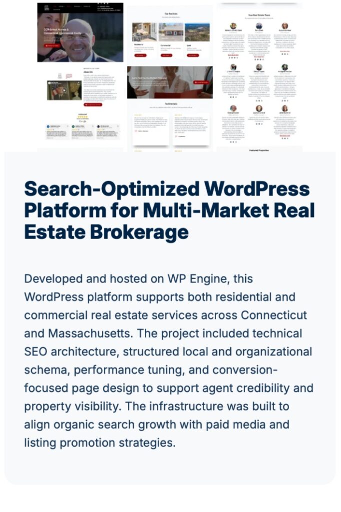 Image of a portfolio item for DMP Hosting